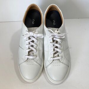GC Greats Brooklyn Shoes Men 15 Leather White Italy Minimalist Preppy Sneakers
